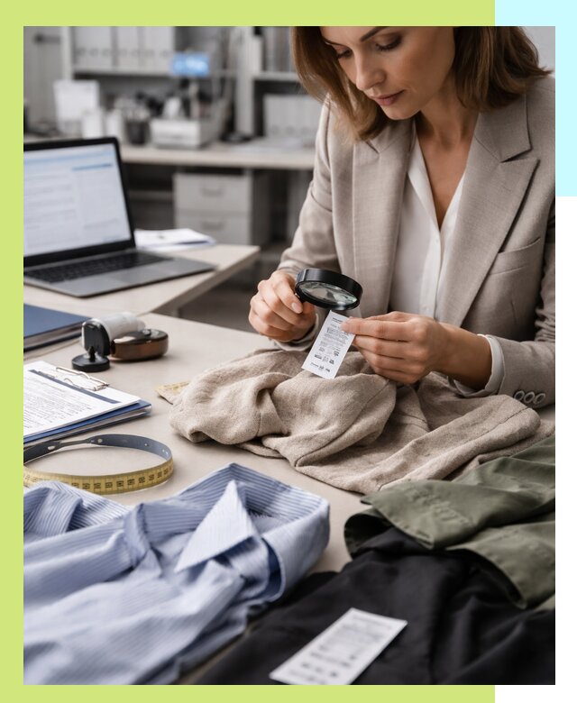 Сертификация одежды и текстиля в Инте, быстрая экспертиза