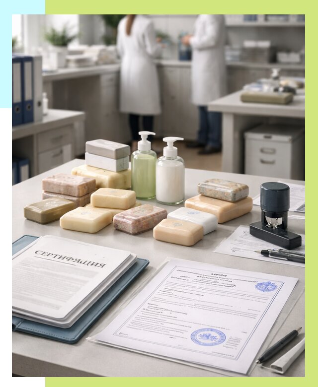 Сертификация мыла и сертификат на мыло в Инте от 12170 | Алешин-Инт