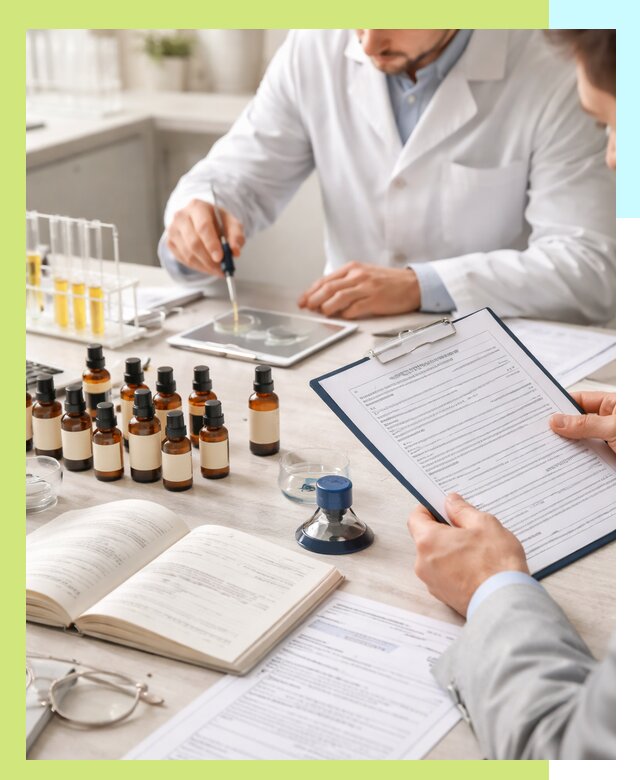 Сертификация эфирных масел и документация качества в Инте