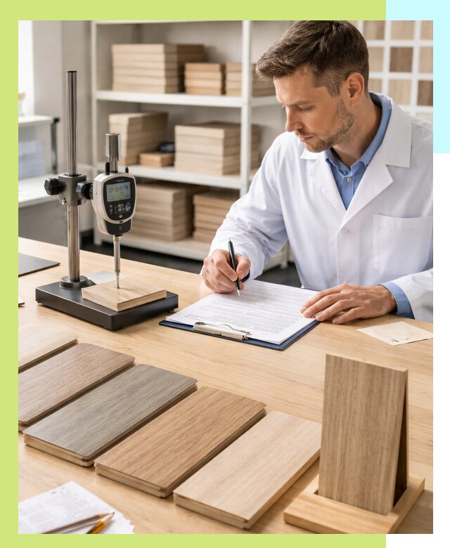 Сертификация ламината с испытаниями и оформлением документов в Инте