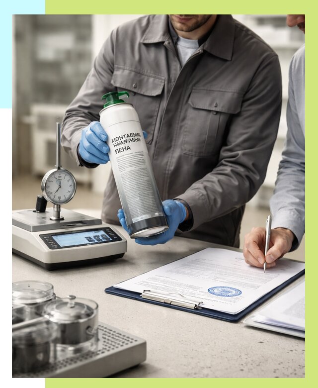 Сертификация монтажной пены в Инте от 15213 р. | Алешин-Инт