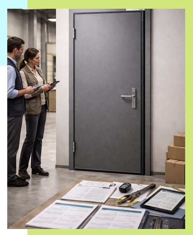 Сертификация противопожарных дверей в Инте от 9128 р. | Алешин-Инт