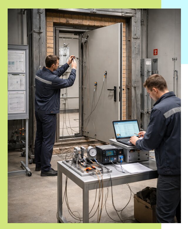 Сертификация противопожарных дверей в Инте по ГОСТ и ТР