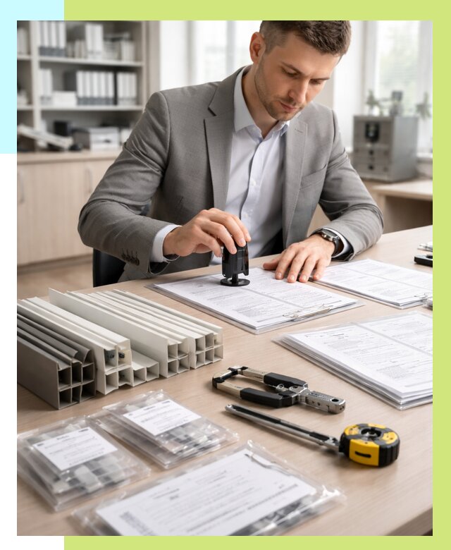 Сертификация ПВХ продукции в Инте от 8621 р., Алешин-Инт