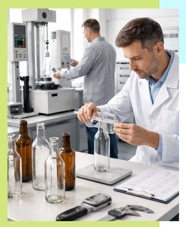 Сертификация стеклянных бутылок и сопутствующей упаковки в Инте