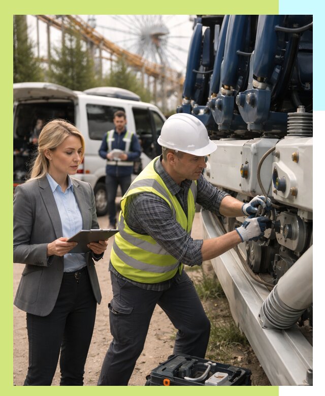 Сертификация аттракционов и проверка безопасности в Инте