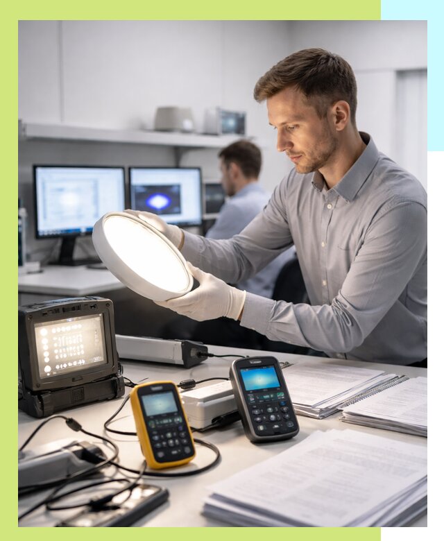 Сертификация светильников в Инте: испытания и оформление