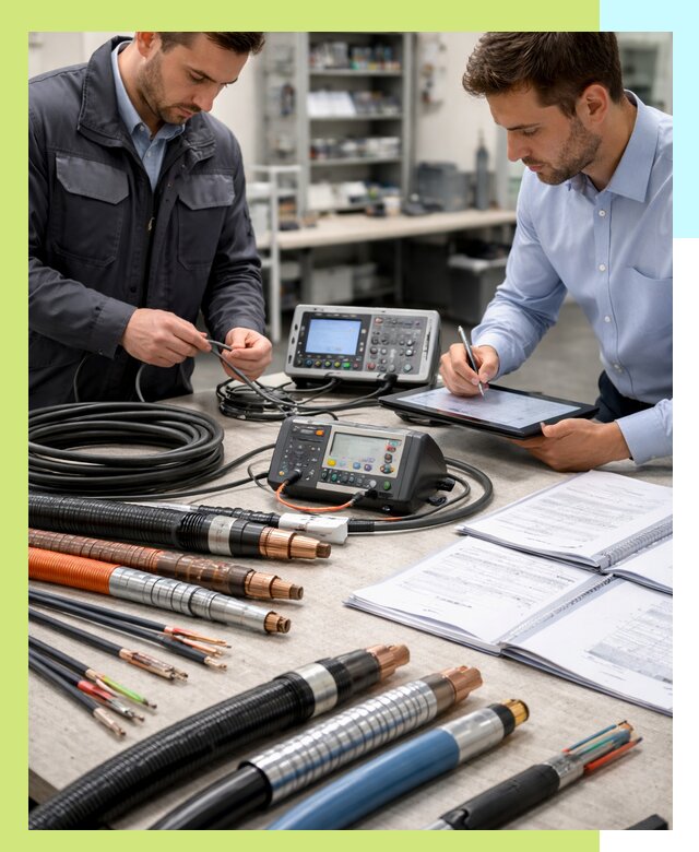 Сертификация кабеля и электропроводки в Инте под ключ