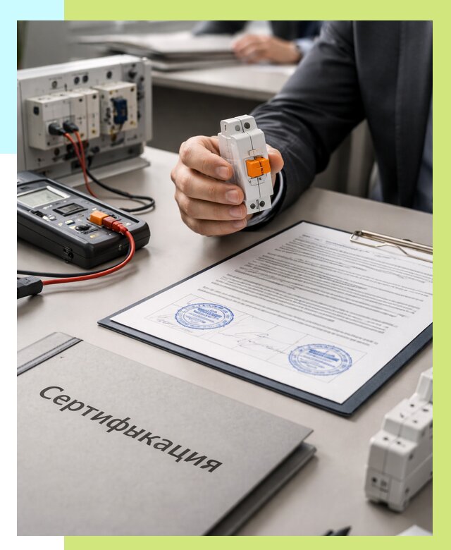Сертификация выключателей под ключ в Инте от 15213 р. | Алешин-Инт