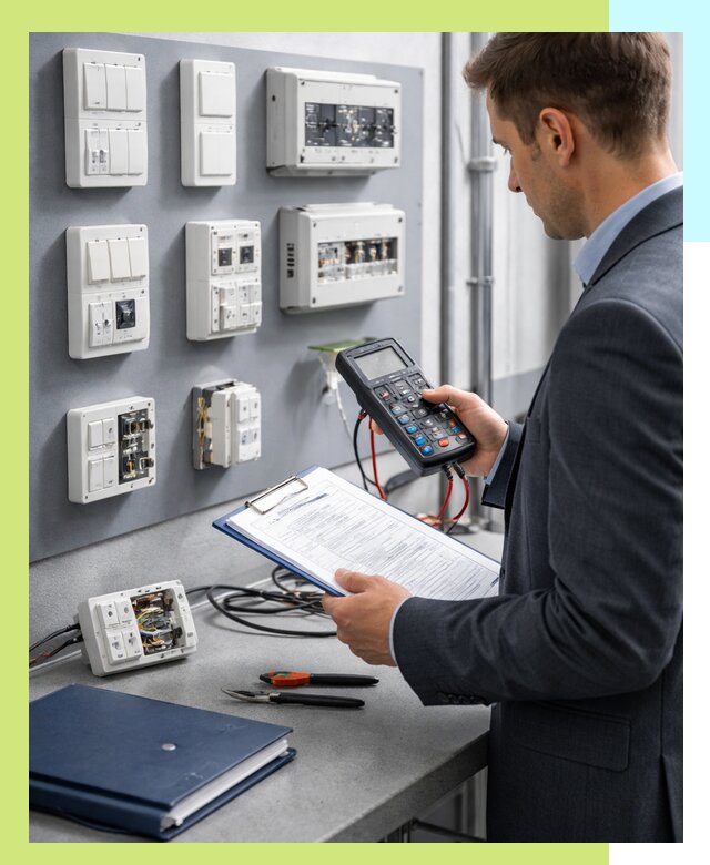 Сертификация электрических и автоматических выключателей в Инте