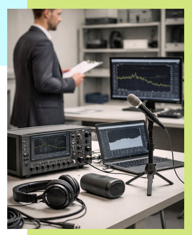 Сертификация аудиотехники в Инте от 15213 р., Алешин-Инт