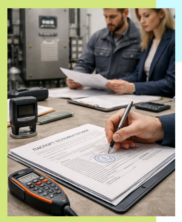 Оформление паспорта эксплуатации оборудования в Инте