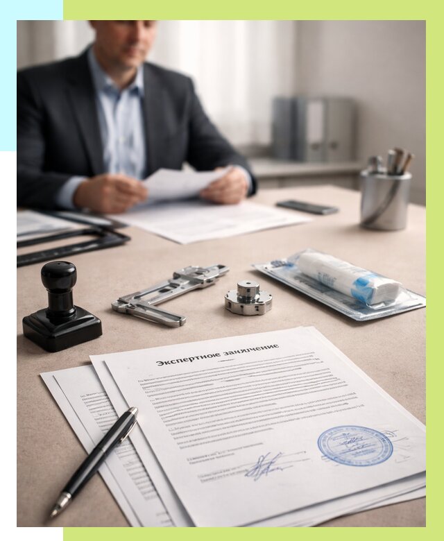 Экспертное заключение на продукцию в Инте от 8621 р. | Алешин-Инт