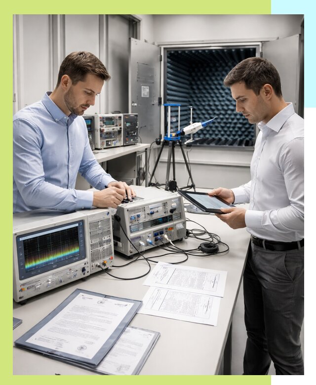 Оформление и выдача сертификата ЭМС для продукции в Инте