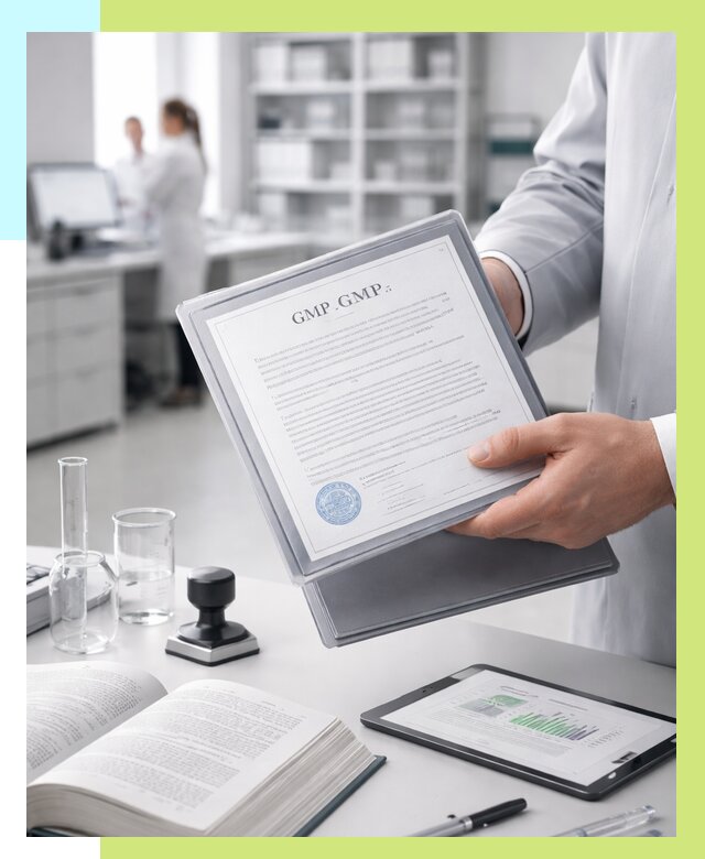 Сертификат GMP в Инте под ключ от 86207 р. | Алешин-Инт