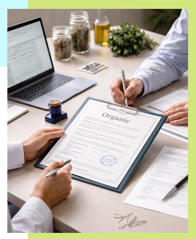 Оформление сертификат органик в Инте от 30426 р. | Алешин-Инт