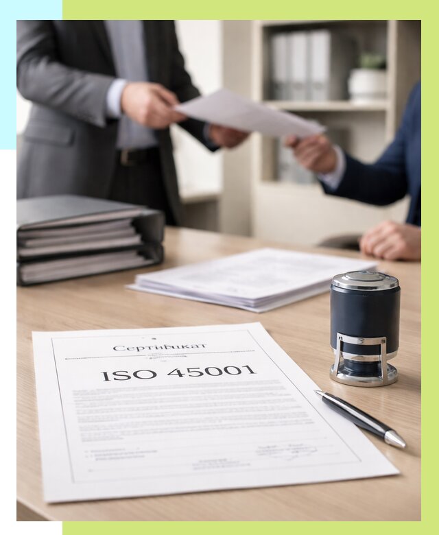 Сертификат ISO 45001 в Инте под ключ от 45639 р. | Алешин-Инт