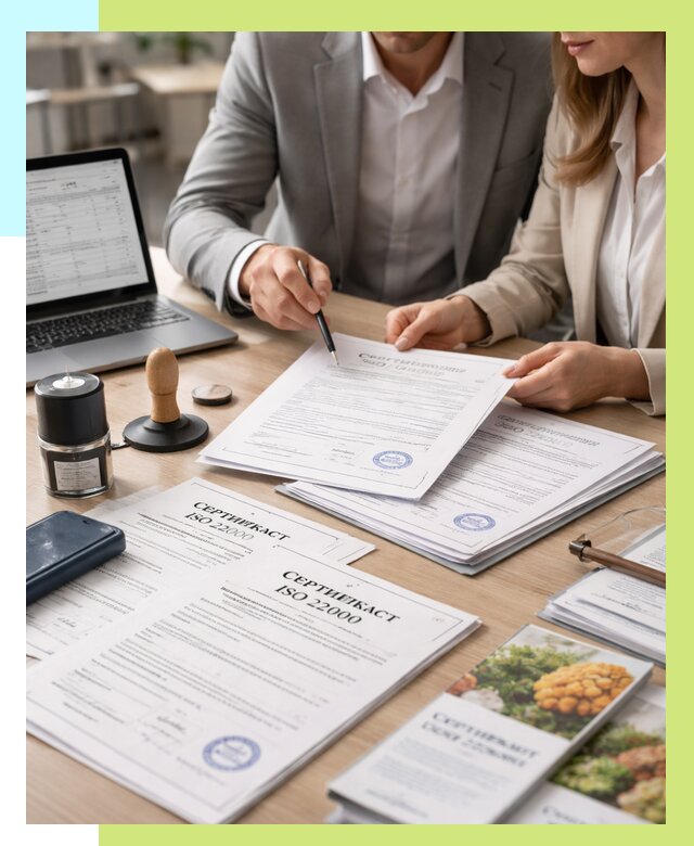 Сертификат ISO 22000 в Инте от 40568 р. под ключ | Алешин-Инт