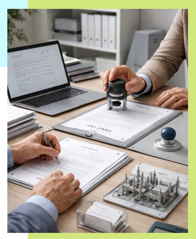 Сертификат ISO 29001 в Инте под ключ от 76065 р. | Алешин-Инт