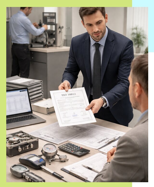 Выдача сертификата ISO 10012 по требованиям метрологии в Инте
