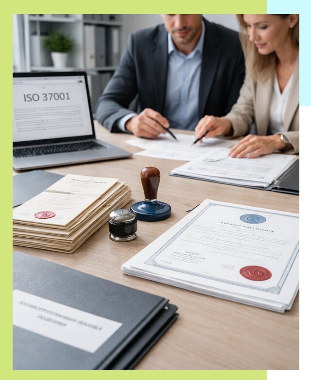 Получение сертификата ISO 37001 по системе борьбы с коррупцией в Инте