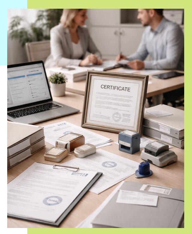 Сертификация компании в Инте от 45639 р. | Алешин-Инт — заказ